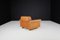 Swiss DS 45 Lounge Chairs in Patinated Leather from de Sede, 1970s, Set of 4 10