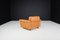 Swiss DS 45 Lounge Chairs in Patinated Leather from de Sede, 1970s, Set of 4 15