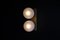Mid-Century Modern Ceiling Light with White Ice Glass Globes, 1960s, Image 15
