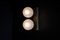 Mid-Century Modern Ceiling Light with White Ice Glass Globes, 1960s, Image 6
