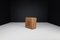 Large Swiss Pouf in Patinated Cognac Leather from De Sede, 1970s 4