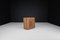 Large Swiss Pouf in Patinated Cognac Leather from De Sede, 1970s, Image 5