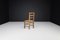 Französische Chalet Stühle aus Eiche & Rush von Georges Robert, 1950er, 6er Set 6