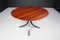 Round Dining Table in Walnut & Steel attributed to Osvaldo Borsani and Eugenio Gerli for Tecno, 1965 2