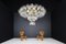 Grande Hotel Chandelier with Brass Fixture and Hand-Blown Glass Globes, 1960s, Image 2