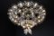 Grande Hotel Chandelier with Brass Fixture and Hand-Blown Glass Globes, 1960s 17