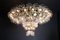 Grande Hotel Chandelier with Brass Fixture and Hand-Blown Glass Globes, 1960s 3