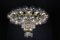 Grande Hotel Chandelier with Brass Fixture and Hand-Blown Glass Globes, 1960s 6