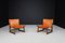 Lounge Chairs in Walnut and Cognac Leather from Paco Muñoz Riaza, Spain, 1960s, Set of 2 10