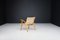 Easy Chair in Oak Bentwood and Canvas by Jan Vanek, Prague, 1930s, Image 6