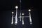 Lampadario Mid-Century moderno in acciaio lucido a otto luci, Germania, anni '60, Immagine 9
