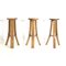 Brutalist Bar Stools, 1970s, Set of 3, Image 1