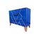 Art Deco Style Blue Glass Commode 2