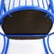 Blue Lacquered Tubular Metal Rocking Chair, 1970s 11