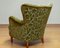 Laila Wingback Chair in Velvet attributed to Ilmari Lappalainen for Asko, 1950s 7