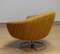 Yellow Bouclé Swivel Chair from Dux, Sweden, 1960s 4