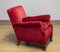 Fauteuil en Velours Bordeaux / Velours, Danemark, 1930s 4