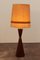 Lámpara de pie danesa vintage de teca, años 60, Imagen 3
