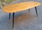 Coffee Table in Brass & Wood, 1950s, Image 1