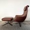 Leather Lounge Chair with Ottoman by Antonio Citterio for Vitra Repos, 2010s, Set of 2 1