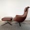 Leather Lounge Chair with Ottoman by Antonio Citterio for Vitra Repos, 2010s, Set of 2 2