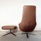 Leather Lounge Chair with Ottoman by Antonio Citterio for Vitra Repos, 2010s, Set of 2 8