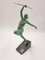 Art Deco Figurine of Amazon Woman Hunting by Fayral for Max Le Verrier, France, 1920s 1
