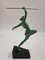 Art Deco Figurine of Amazon Woman Hunting by Fayral for Max Le Verrier, France, 1920s, Image 3