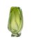 Vase en Cristal Vert par Val St Lambert, 1970s 2