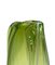 Vase en Cristal Vert par Val St Lambert, 1970s 3