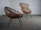 Rattan Stühle im Stil von Franco Albini, 1960er, 2er Set 2