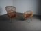 Chaises en Rotin dans le style de Franco Albini, 1960s, Set de 2 3