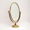 Brass Table Top Vanity Mirror, 1950s 2