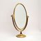 Brass Table Top Vanity Mirror, 1950s, Image 2