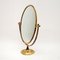 Brass Table Top Vanity Mirror, 1950s 3