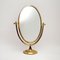 Brass Table Top Vanity Mirror, 1950s 1