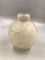 Vase Bulbous Art Déco en Verre Givré par Etling, 1920s 1