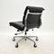 Vintage Eames Soft Pad Leather Desk Chair by ICF for ICF De Padova, 1970s, Image 6