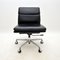 Vintage Eames Soft Pad Leather Desk Chair by ICF for ICF De Padova, 1970s 3