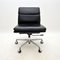 Vintage Eames Soft Pad Leather Desk Chair by ICF for ICF De Padova, 1970s, Image 3