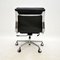 Vintage Eames Soft Pad Leather Desk Chair by ICF for ICF De Padova, 1970s, Image 7