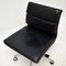 Vintage Eames Soft Pad Leather Desk Chair by ICF for ICF De Padova, 1970s, Image 8