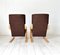 Mod. finlandais. Fauteuils à Oreilles par Alvar Aalto pour Artek, 1970s, Set de 2 7