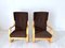 Finnish Mod. Wingback Armchairs by Alvar Aalto for Artek, 1970s, Set of 2, Image 9