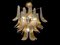 Lámpara de araña de cristal de Murano, años 70, Imagen 13