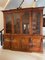 Large Victorian Figured Mahogany Breakfront Bookcase, 1860s 5
