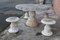 20th Century Round Garden Table and Stools, Set of 5 4