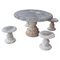 20th Century Round Garden Table and Stools, Set of 5, Image 1