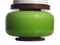 Große italienische Tischlampe aus grünem Glas von Stilnovo, 1950er 3