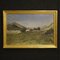 Artista italiano, Paesaggio con cacciatore, 1899, Olio su tela, con cornice, Immagine 1